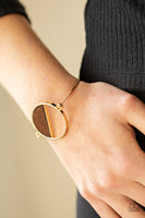 Timber Trade - Gold - Paparazzi Bracelet Toggle