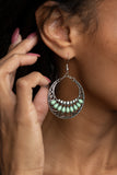 Crescent Couture - Green - Paparazzi Earrings