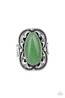 Mystical Mambo - Green  - Paparazzi Ring