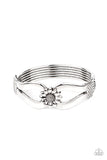 Paparazzi - Let A Hundred SUNFLOWERS Bloom - Silver Bracelet Hinged