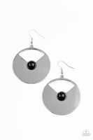 Record-Breaking Brilliance - Black - Paparazzi Earrings