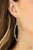 Flowery Finesse - Green - Paparazzi Earrings