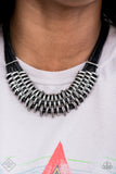 Lock, Stock, and SPARKLE - Black - Paparazzi Necklace Fashion Fix