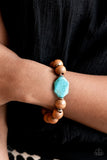 Abundantly Artisan - Blue - Paparazzi Stretchy Bracelet Fashion Fix