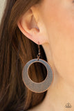 Paparazzi - Outer Plains - Copper Earrings