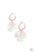 Paparazzi - Jaw-Droppingly Jelly - Copper Earrings Acrylic