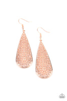 Paparazzi - Posy Pasture - Rose Gold Earrings