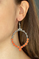 Paparazzi - Thai Treasures - Orange Earrings