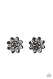 Water Lily Love - Silver - Paparazzi Earrings Post