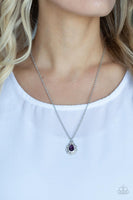 Paparazzi - Vintage Validation - Purple Necklace