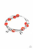 Paparazzi - Terrazzo Territory - Red Bracelet Stretchy