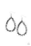 Paparazzi - Striking RESPLENDENCE - Silver Earrings