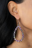 Paparazzi - Striking RESPLENDENCE - Multi Earrings Oil Spill