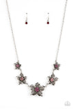 Paparazzi - Wallflower Wonderland - Pink Necklace