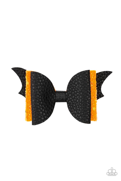 SPOOK-taculer, SPOOK-taculer - Black - Paparazzi Hair Clip Hair Accessory