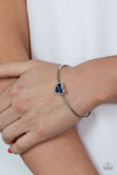 Paparazzi - Heart of Ice - Blue Bracelet Cuff