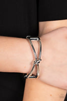 Paparazzi - KNOT My First Rodeo - Silver Bracelet Hinge