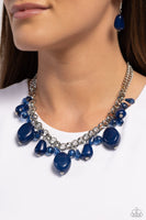 Paparazzi - Venetian Vacation - Blue Necklace