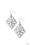 Paparazzi - Pumped Up Posies - Pink Earrings P5RE-PKXX-245XX