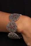 Paparazzi - All in the Details - Red Stretchy Bracelet