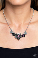 Paparazzi - Botanical Breeze - Pink Necklace Flower