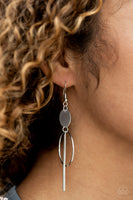Paparazzi - Harmoniously Balanced - Silver Earrings Fashion Fix