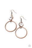 Standalone SparklePaparazzi - Standalone Sparkle - Copper Earrings