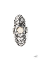 Paparazzi - Rural Residence - White Paparazzi Ring