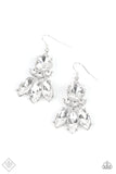 Paparazzi - To Have and to SPARKLE - White Earrings Fashion Fix