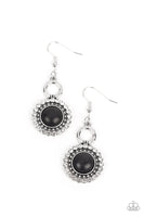 Paparazzi - Mojave Mogul - Black Earrings