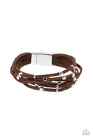 Paparazzi - Clustered Constellations - Brown Bracelet Magnetic