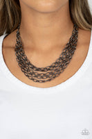Paparazzi - House of CHAIN - Black Necklace