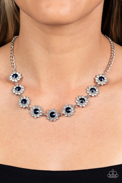 Paparazzi - Blooming Brilliance - Blue Necklace