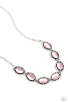 Paparazzi - Framed in France - Pink Necklace P2RE-PKXX-397XX