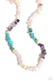 Paparazzi - Soothing Stones - Pink Necklace