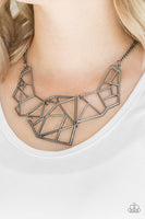 World Shattering - Black - Paparazzi Necklace #759