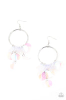 Holographic Hype - Multi - Paparazzi Earrings Iridescent Sequins - Life of the Party (May 2021)