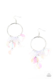 Holographic Hype - Multi - Paparazzi Earrings Iridescent Sequins - Life of the Party (May 2021)