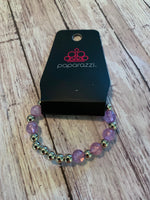 Paparazzi - Starlet Shimmer Bracelet - Purple