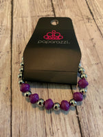 Paparazzi - Starlet Shimmer Bracelet - Purple