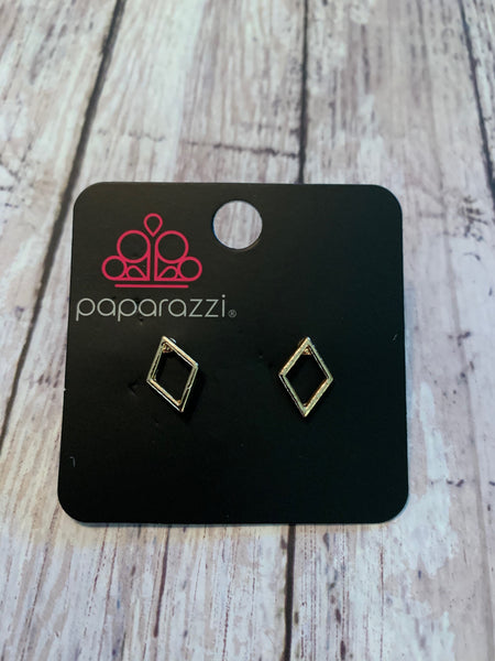 Paparazzi - Starlet Shimmer Earrings - Gold