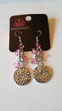 Paparazzi - Seaside Catch - Pink Earrings