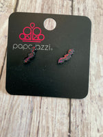 Starlet Shimmer Earrings - Halloween Bats