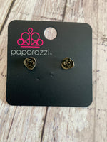 Paparazzi - Starlet Shimmer Earrings- Brass