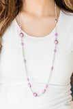 Magnificently Milan - Purple - Paparazzi Necklace #3402 (D)