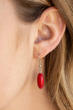 Paparazzi - Island Queen - Red Necklace #3692 (D)