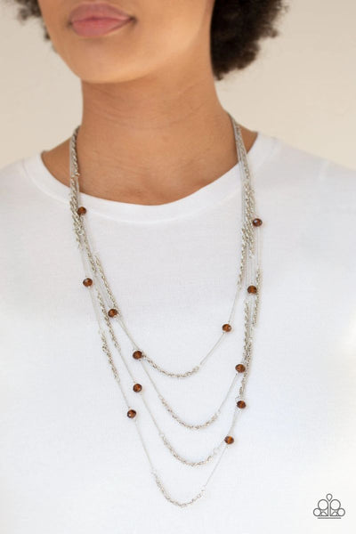 Open For Opulence - Brown - Paparazzi Necklace