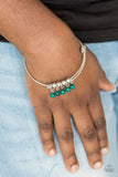 All Roads Lead To ROAM - Green - Paparazzi Bangle Bracelet #2883 (D)