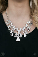 The Sands of Time - Silver - Paparazzi Necklace Blockbuster