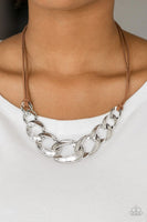 Naturally Nautical - Brown - Paparazzi Suede Necklace #265 (D)